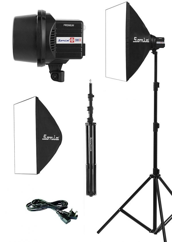 Simpex Pro 300D studio Photo light With Softbox - Image 3