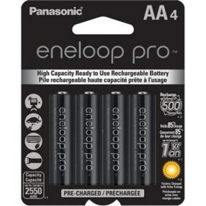 Panasonic Eneloop 2550mAh 4xAA Rechargeable Ni-MH Battery