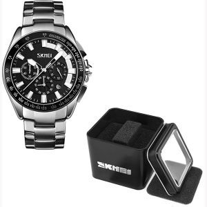 SKMEI 9167 - Luxury Alloy Gent's Business Quartz Chronograph (30m waterproof)