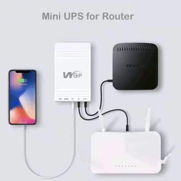 WGP mini UPS 5/9/12v- Router & ONU up to 8 Hours Backup