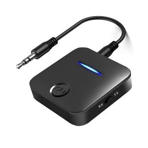 Bluetooth Audio Transmitter & Receiver (2-In-1) For TV, Headphones/Speaker/PC/Car/Home Stereo